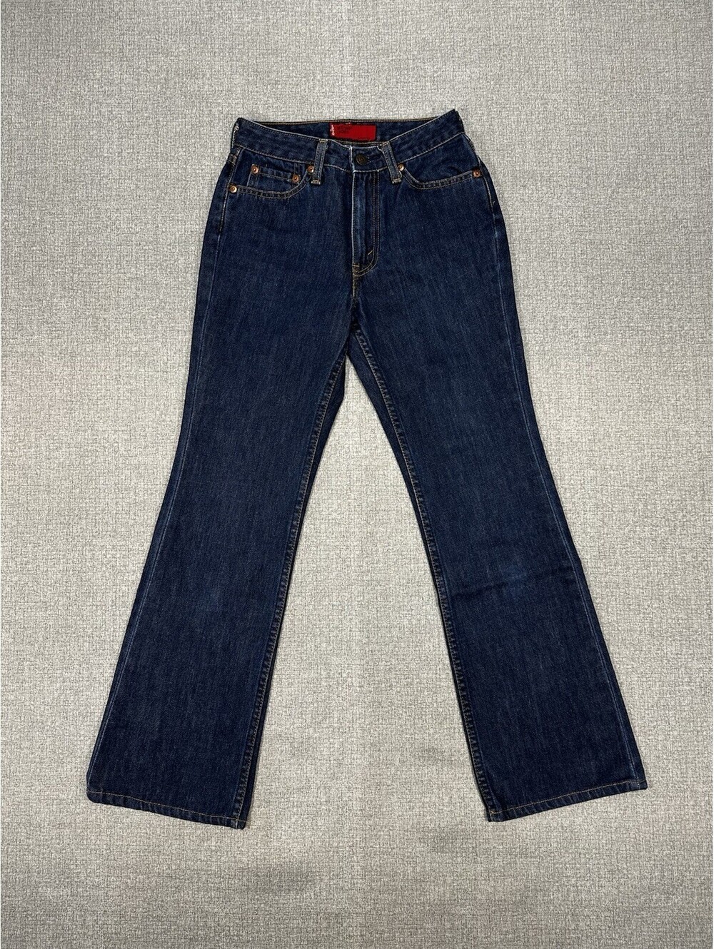 Levi’s 529 Red Tab 27x27 Women’s Bootcut Jeans Dark Wash Mid Rise Size